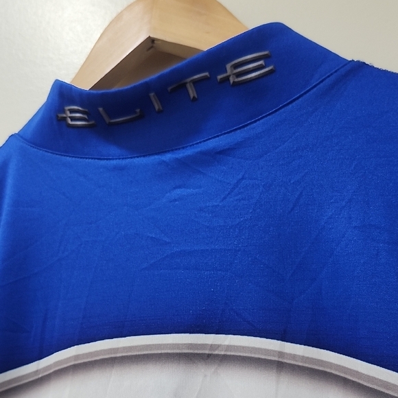 Elite Blue and White Men's Performance Jersey - Picture 10 of 10